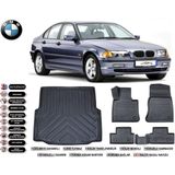 Bmw 3 Serisi E46 2004 Model Bagaj Havuzu Araca Özel Siyah Kokusuz Havuzlu Paspas Takımı