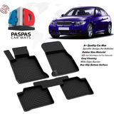 Bmw 3 Serisi E46 Ferrous 4d Havuzlu Kauçuk Paspas 1999 - Siyah
