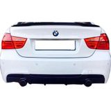 Bmw 3 Serisi E90 2006 - 2012 M Performance Arka Tampon Eki - Difüzör (plastik)