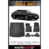 Bmw 3 Serisi F30 Bagaj Havuzu+4.5d Havuzlu Paspas Seti 2012 Model - Siyah