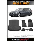 Bmw 3 Serisi F30 Stw Bagaj Havuzu+4.5d Havuzlu Paspas Seti 2017 Model - Siyah