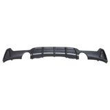 Bmw 4 Seri F32 13/17 Karlık (Arka Tampon Altı) Sıyah (Çift Egzos Delikli) (Mperformance/lcı) - Siyah