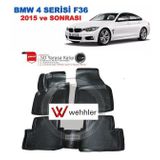Bmw 4 Serisi F36 2013 Sonrası 3D Havuzlu Paspas