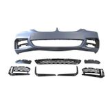 BMW 5 SERI- G30- 17/20; ÖN TAMPON ASTARLI (SİS KAPAKLI/SİS KAP. ÇITALI/IZGARALI) (SENSÖR D.Lİ)M-TECH