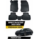 Bmw 5 Serisi 2023–2025 G60 Araca Özel 3D Havuzlu Paspas | Dayanıklı & Kolay Temizlik - Siyah
