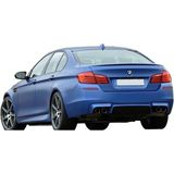 Bmw 5 Serisi F10 (2010 - 2014) M5 Arka Tampon Eki - Difüzör (Plastik)(Boyasız)