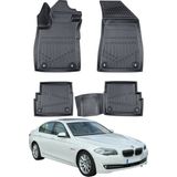 Bmw 5 Serisi F10 2WD 2013-2016 Uyumlu Araca Özel Lüx 3D Paspas - Siyah
