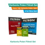 Bmw 5 Serisi F10 5.25d 2.0 Motor Filtron Filtre Seti 2011-2016 Hava+yağ+yakıt+karbonlu Polen