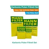 Bmw 5 Serisi F10 5.25d 2.0 Motor Mann Filtre Seti 2011-2016 Hava+yağ+yakıt+karbonlu Polen