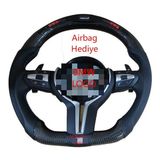 Bmw 5 Serisi F10 Airbag Hediye Karbon Fiber LED Orijinal M Sport Direksiyon (Airbag Hediye/f1 + Cruise Control)