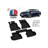 Bmw 5 Serisi F10 MAKYAJLI-F11 Sw Ferrous 4d Havuzlu Kauçuk Paspas 2015 - Siyah