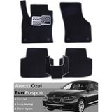 Bmw 5 Serisi F10 Sedan (2010-2017) Uyumlu Eva Paspas Tam Set–araca Özel,su Geçirmez - Siyah-Gri - Siyah - Gri