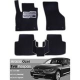 Bmw 5 Serisi F10 Sedan (2010-2017) Uyumlu Eva Paspas Tam Set–araca Özel,su Geçirmez - Siyah - Gri