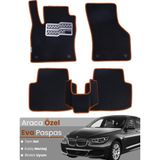 Bmw 5 Serisi F10 Sedan (2010-2017) Uyumlu Eva Paspas Tam Set–araca Özel,su Geçirmez - Siyah - Taba