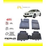 Bmw 5 Serisi F10 X-Drive Makyajlı 2013-2016 Uyarlanabilir Universal Havuzlu Paspas - Siyah