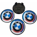 Bmw 50. Yıl Damla Geçme Jant Göbeği Siyah 4 Lü 65/68Mm