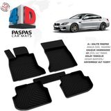 Bmw 6 Serisi F06 Ferrous 4d Havuzlu Kauçuk Paspas 2011 - Siyah