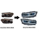 Bmw 7 Serisi G11g12 Makyajlı Kasa DÖnüşüm Lazer Far Seti 2018 Sonrası Uyumlu