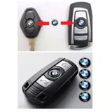 Bmw Araç Anahtar Logo Amblemi (11Mm) 4 Adet Damla Etiket