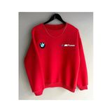Bmw Baskılı Original Ünisex Kışlık Sweatshirt Kırmızı