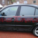 Bmw E46 1998-2005 Paslanmaz Çelik 4 Parça Krom Cam Çıtası