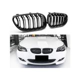 Bmw E60 Plastik Parlak Siyah M5 Böbrek-Panjur