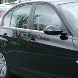 Bmw E90 3 SERİSİ 2005-2011 4 Parça Krom Cam Çıtası