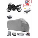Bmw F 800 Gt Branda Gri Arka Çanta Uyumlu(Topcase) Motosiket Brandası Motor Örtüsü Çadır Su Geçirmez Motosiklet Kılıfı Motor Brandası,lastikli,taşıma Torbalı