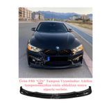 BMW F30-F80 M3 Ön Lip-Ek (Çin Tampon Uyumlu) Plastik Parlak Siyah