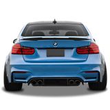 Bmw F30 Spoiler Bagaj Üstü F80 M4 Yarasa Tip Parlak Siyah Parlak Siyah - Piano Black