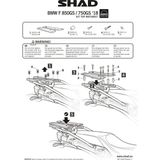 Bmw F750GS / F800GS / F850GS (18 >24) Arka Çanta Taşıma Demir ( Shad W0FS88ST ) - Standart - Tek Renk