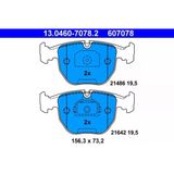 Bmw Fren Balatası On Bmw E39 E38 X3 E83 X5 E53 - Ate 13 0460-7078 2