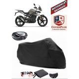 Bmw G 310 Gs Branda Siyah Arka Çanta Uyumlu(Topcase) Motosiket Brandası Motor Örtüsü Çadır Su Geçirmez Motosiklet Kılıfı Motor Brandası,lastikli,taşıma Torbalı