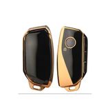 Bmw i7 X7 G07 LCI iX X1 X1 U11 7 Seri G70 G09 XM U06 G81 M3 2023 Anahtar Kılıfı Siyah-Gold