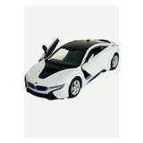Bmw I8 Coupe - 1/24 7İnch Beyaz Lisanslı Metal Model Araba Koleksiyon
