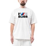 Bmw Im Boss Oversize Beyaz Tişört - L