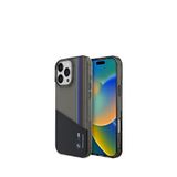 Bmw Iphone 16 Pro Max Yarı Transparan M Dizayn Çizgili Siyah Telefon Kılıfı