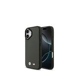 Bmw Iphone 17 M Logolu Karbon Fiber Magsafe Uyumlu Siyah Telefon Kılıfı