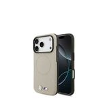 Bmw Iphone 17 Pro M Logolu Delikli M Dizayn Magsafe Uyumlu Gri Telefon Kılıfı