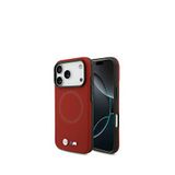 Bmw Iphone 17 Pro M Logolu Delikli M Dizayn Magsafe Uyumlu Kırmızı Telefon Kılıfı
