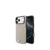 Bmw Iphone 17 Pro Max M Logolu Delikli M Dizayn Magsafe Uyumlu Gri Telefon Kılıfı