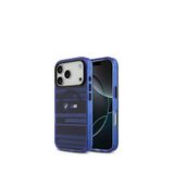 Bmw Iphone 17 Pro Yatay Şeritli M Logolu Magsafe Uyumlu Mavi Telefon Kılıfı