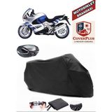 Bmw K 1200 Rs Branda Siyah Arka Çanta Uyumlu(Topcase) Motosiket Brandası Motor Örtüsü Çadır Su Geçirmez Motosiklet Kılıfı Motor Brandası,lastikli,taşıma Torbalı