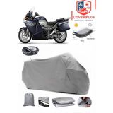 Bmw K 1300 Gt Branda Gri Arka Çanta Uyumlu(Topcase) Motosiket Brandası Motor Örtüsü Çadır Su Geçirmez Motosiklet Kılıfı Motor Brandası,lastikli,taşıma Torbalı