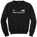 BMW Logo M Power Motorsport Siyah Sweatshirt
