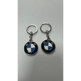 Bmw Logolu Metal Otomobil Anahtarlığı 2 Adet