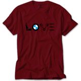 Bmw Love Kırmızı Tişört - S