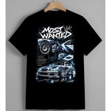Bmw M Gtr Mavi Tasarim Spor Syh Unisex Erkek Kadın Oversize Tişört Siyah - L
