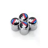 Bmw M Logolu 4 Adet Sibop Kapak (Gümüş-Siyah-Kırmızı)