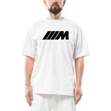 Bmw M Power Black Oversize Beyaz Tişört - XL